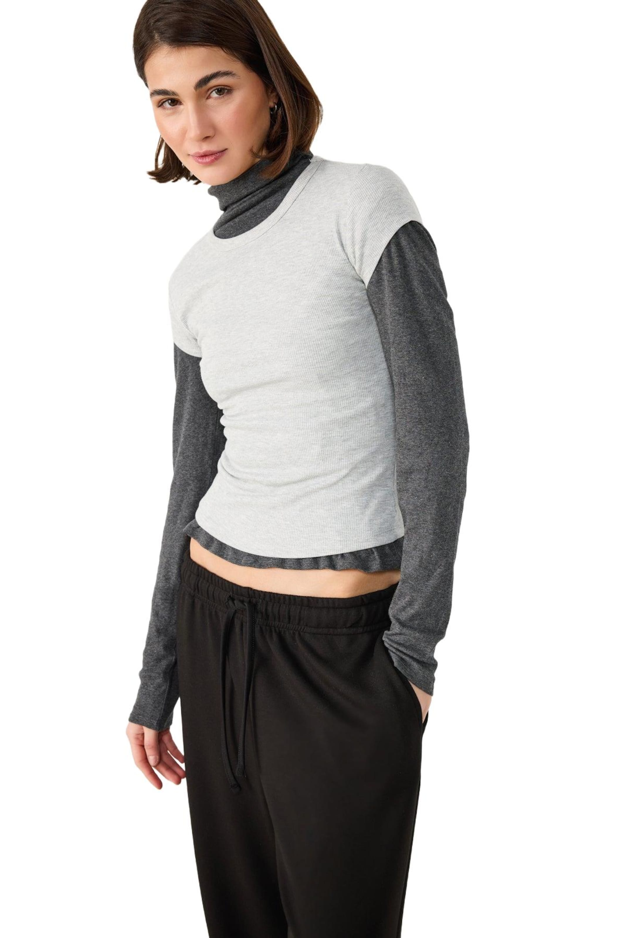 No Matter What Shirt in Grey