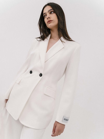 4TAILORS Blazer en blanc, Vue avec produit