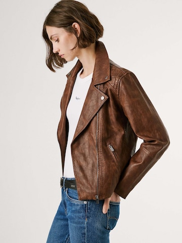 Pepe Jeans Jacke 'Stacy' in Braun