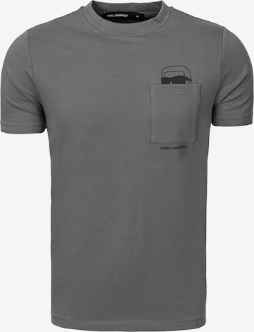 Maglietta di Karl Lagerfeld in grigio: frontale