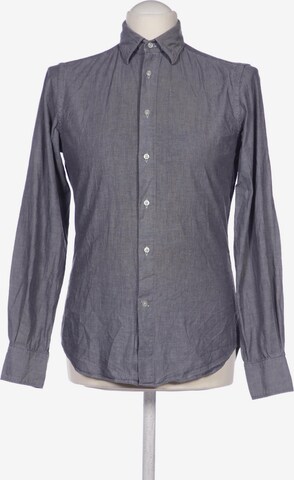 Boglioli Button Up Shirt in S in Grey: front