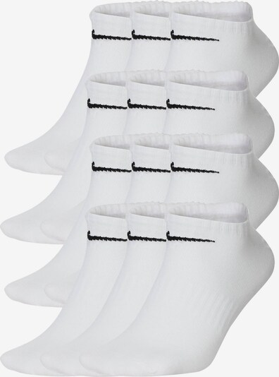 NIKE Chaussettes de sport en noir / blanc, Vue avec produit