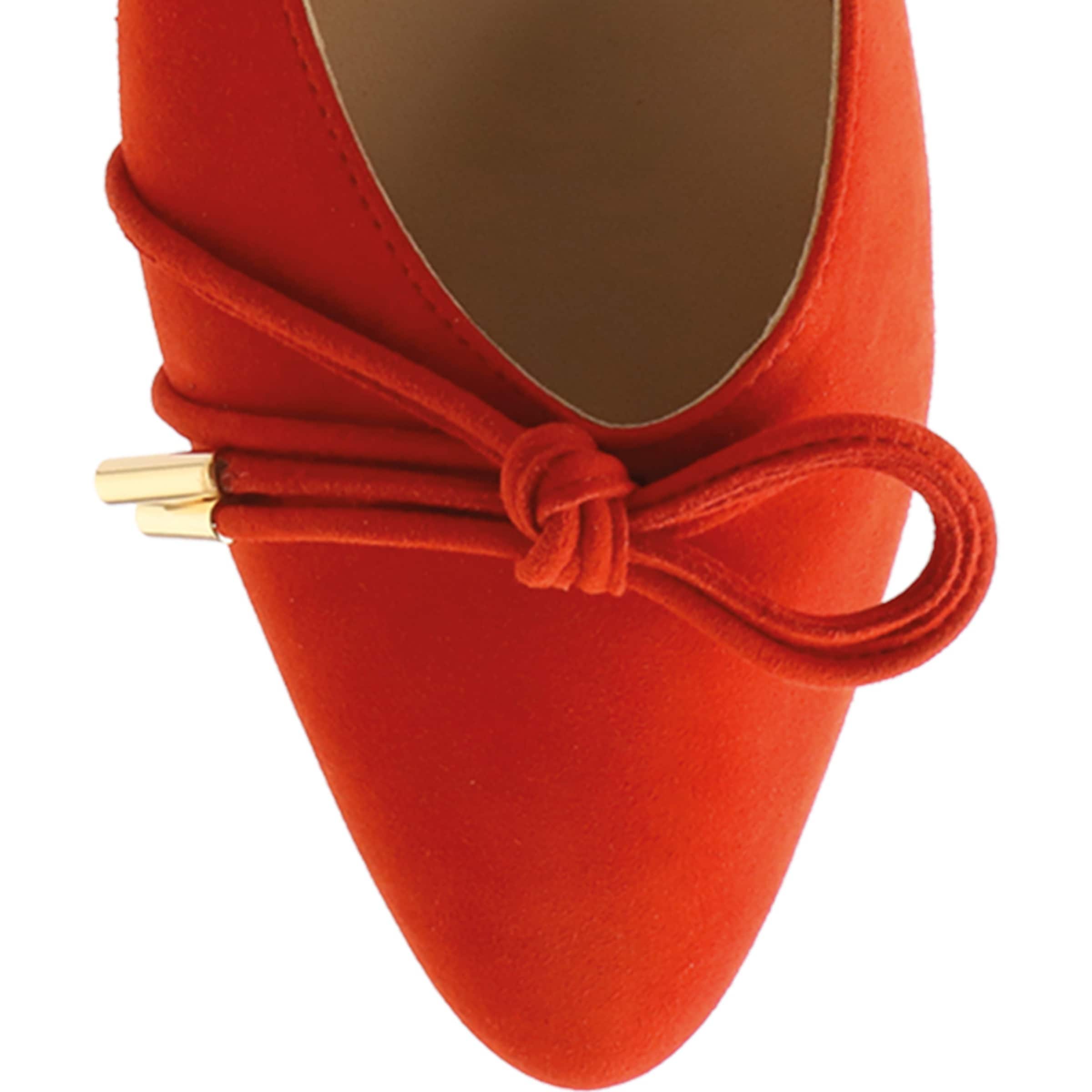 Ballerines à lanières 'Lotta' Högl en rouge