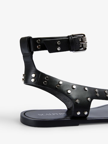 Scalpers Atenas Studs Sandal ' ' in Schwarz