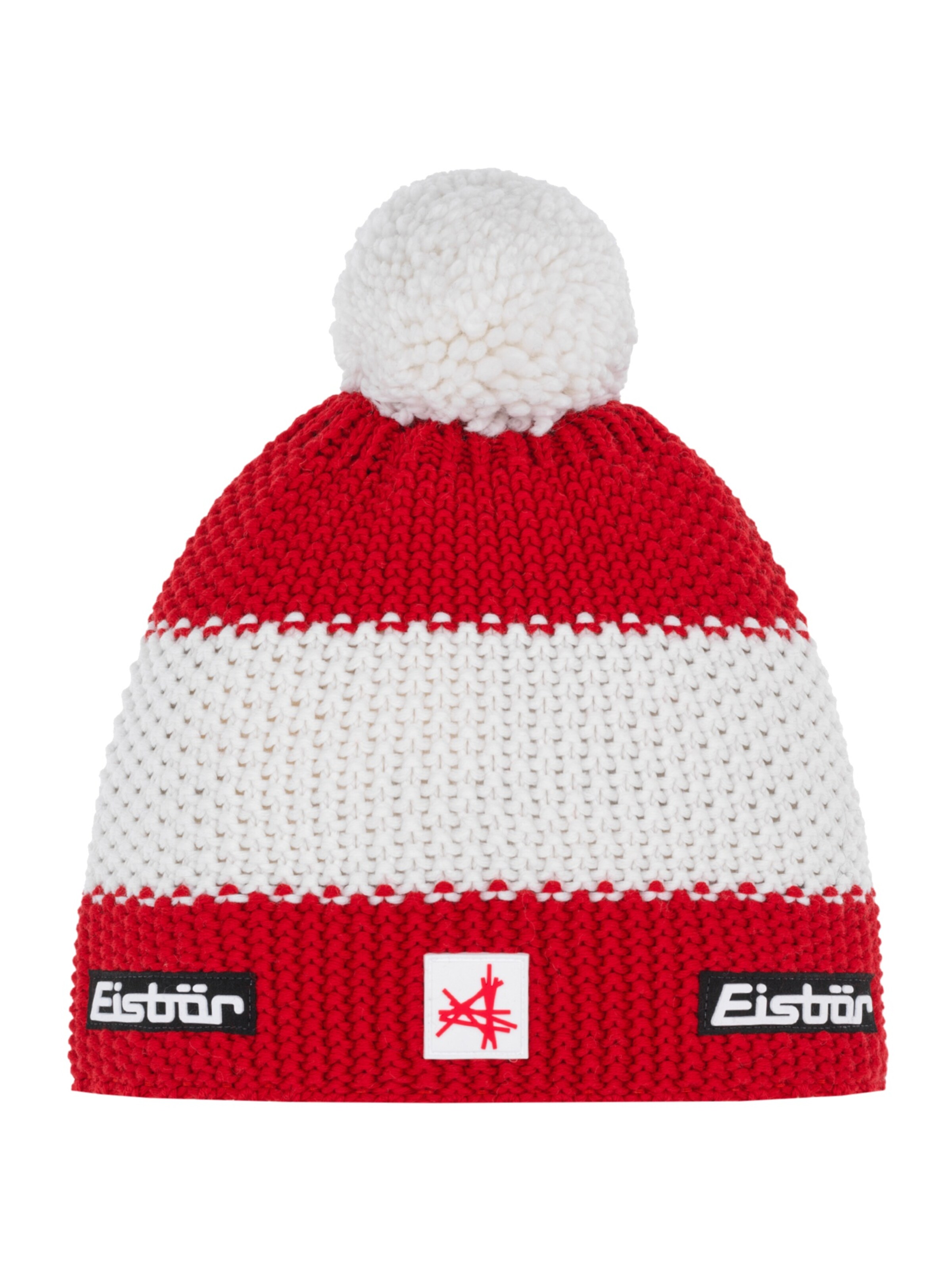 Eisbär Beanie 'Eisbar Star Pompon MÜ SKA' in Red: front