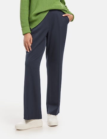 SAMOON - regular Pantalón de pinzas 'Greta' en azul