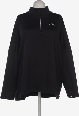 Studio Untold Sweatshirt & Zip-Up Hoodie in 7XL in Black: front