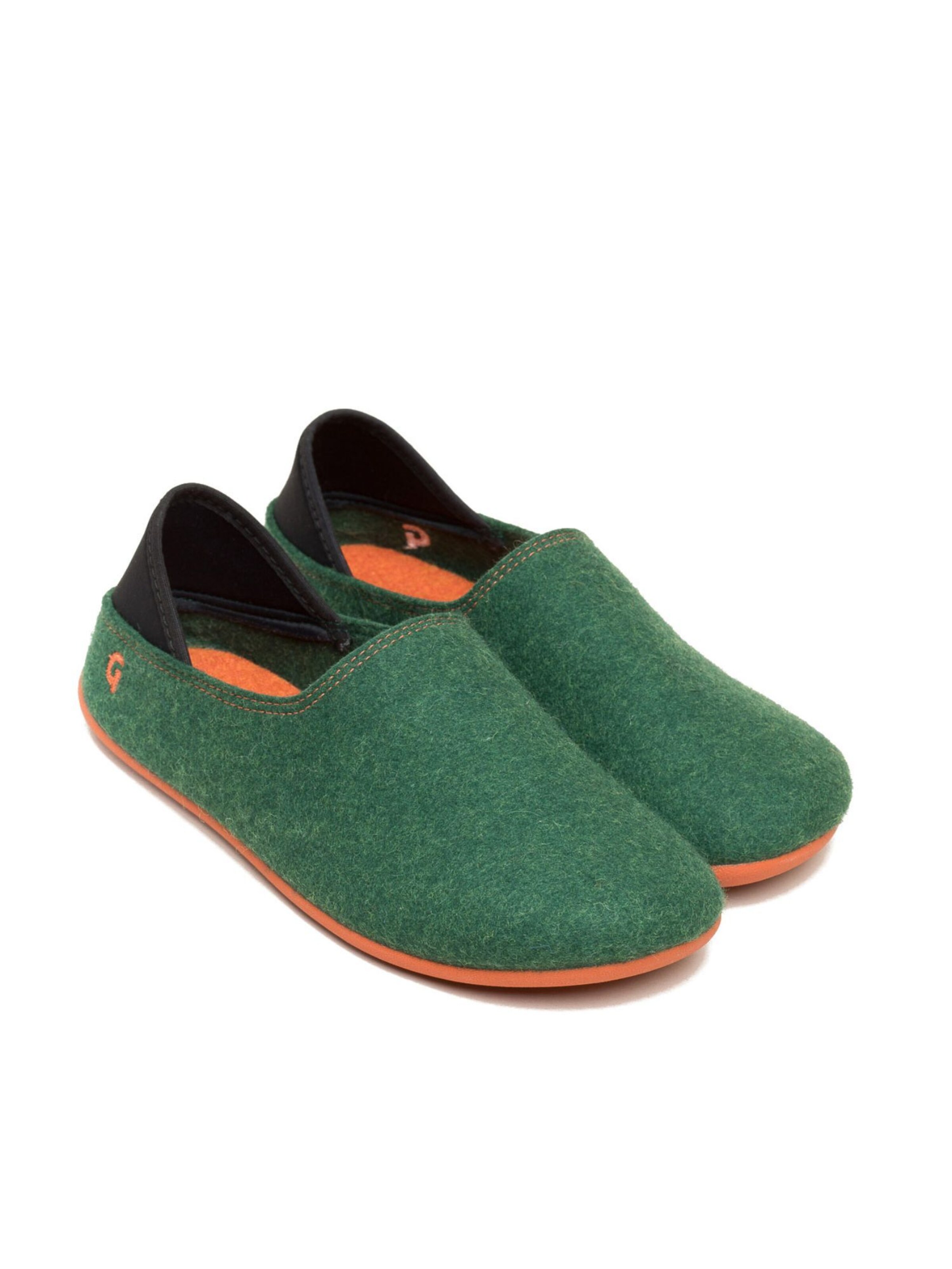 Gottstein Hausschuh 'Filzpantoffel Wool Slip-On'‌‌‌‌ in Grün