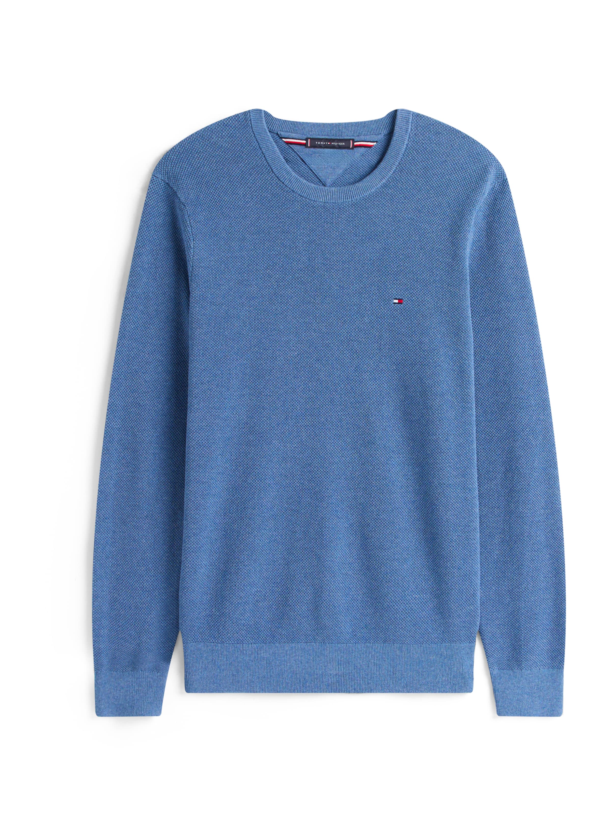 Pulover 'ESSENTIAL' de la TOMMY HILFIGER pe albastru: față