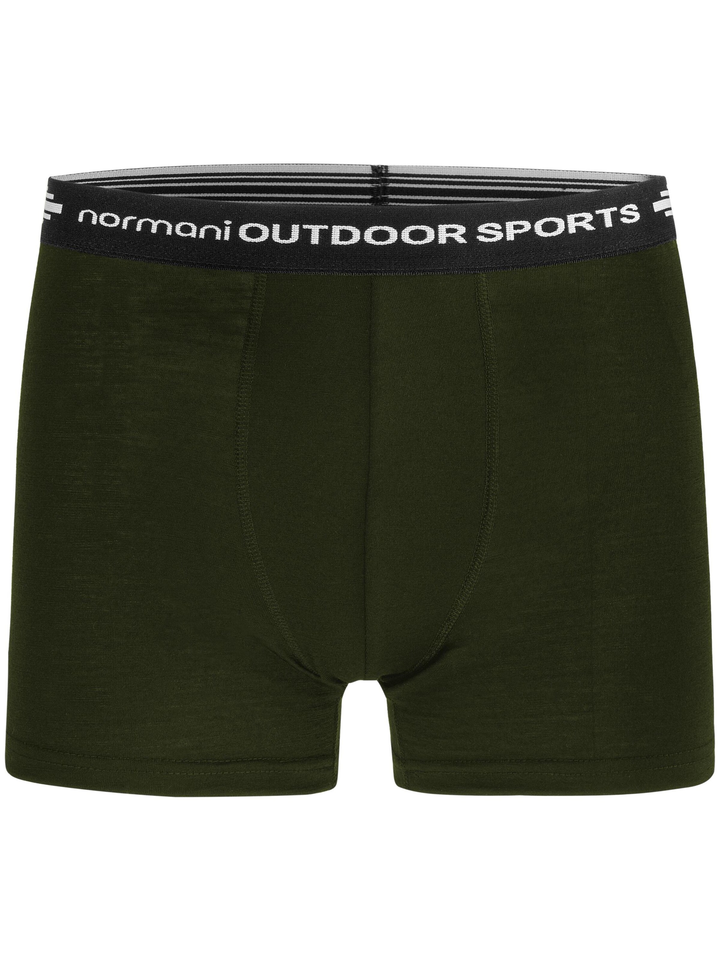 normani Boxershorts ' Adelaide ' in Grün: Vorderseite