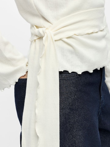 OBJECT Gebreid vest in Wit