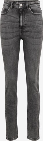 Pieces Tall Slimfit Jeans 'LILI' i grå: forside