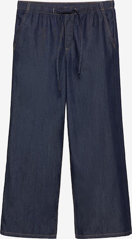 Jeans de la Pull&Bear pe albastru: față