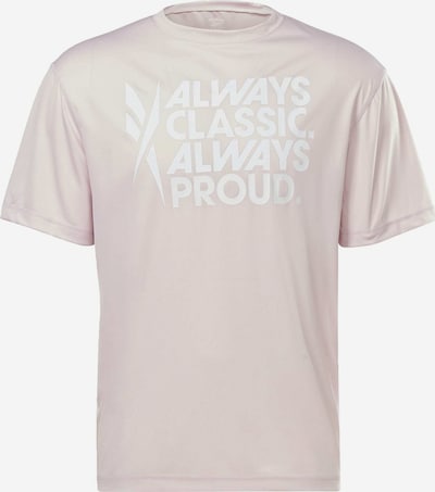 Reebok Sport T-Shirt 'Tech Style Pride' in rosa / weiß, Produktansicht