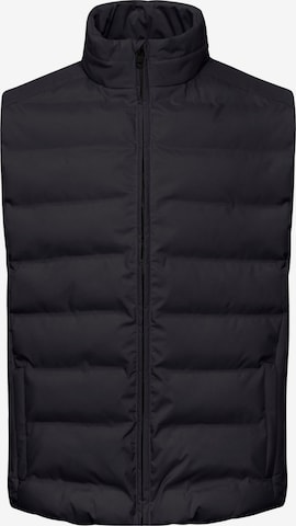 Gilet 'MILAS' di !Solid in nero: frontale