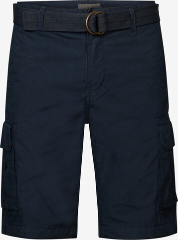 Petrol Industries Cargo Pants in Blue: front