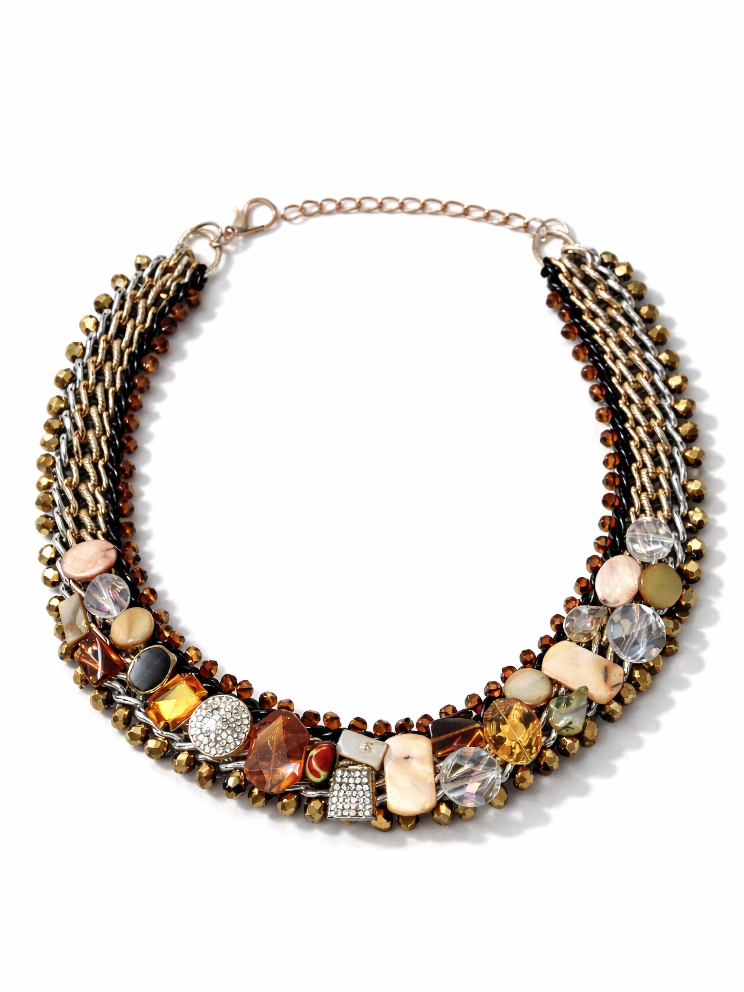COLLEZIONE ALESSANDRO Necklace 'Natascha' in Mixed colors: front