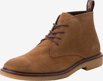 Bottines à lacets MARCO TOZZI en marron : devant