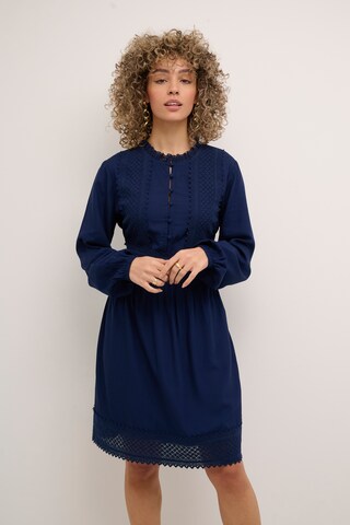 Cream Dress 'Milla' in Blue: front