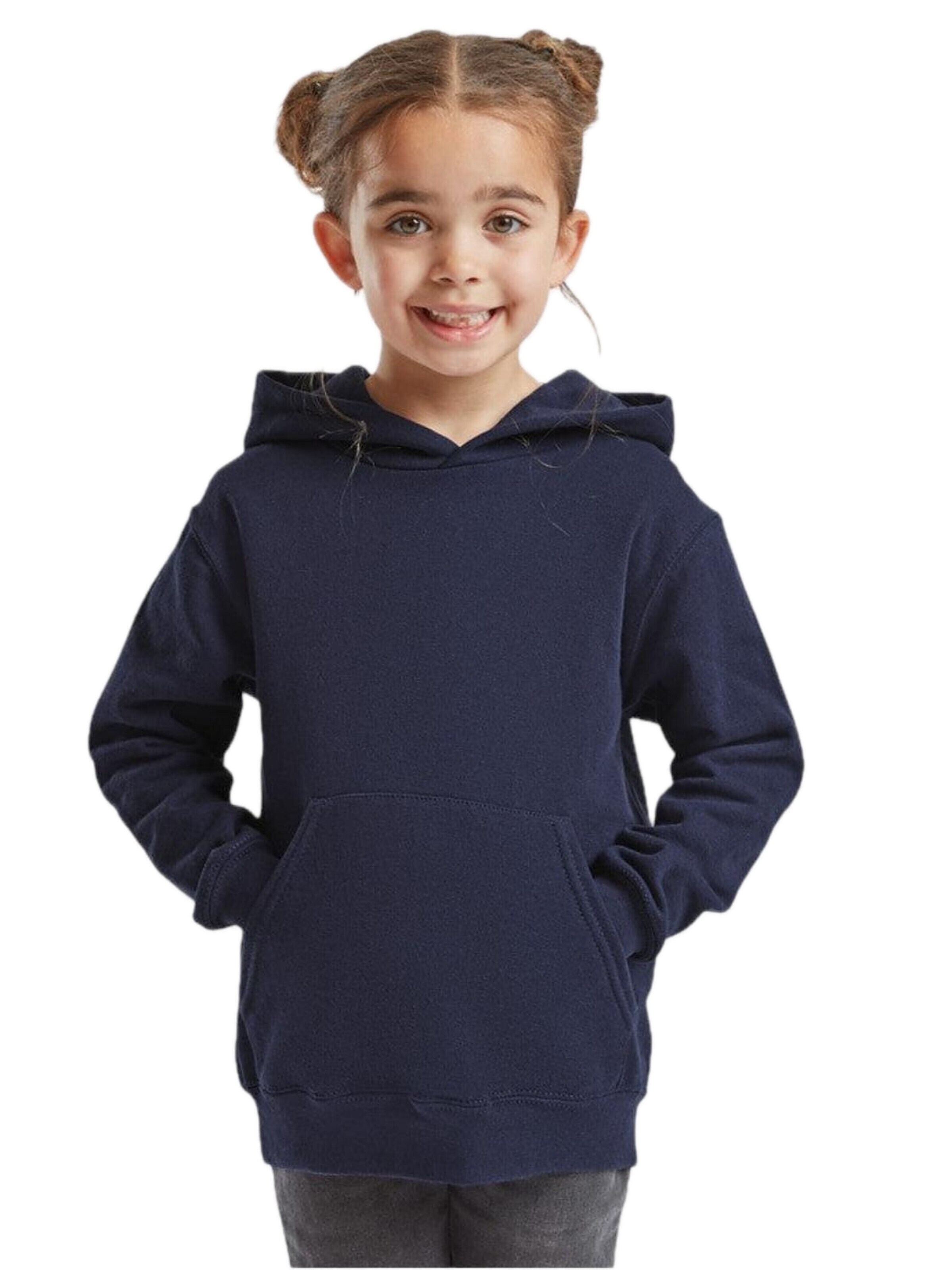 FRUIT OF THE LOOM Sweatshirt 'Hoodie for kids' in Blauw