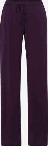 Pantalon de pyjama 'Natural Elegance' Hanro en violet : devant