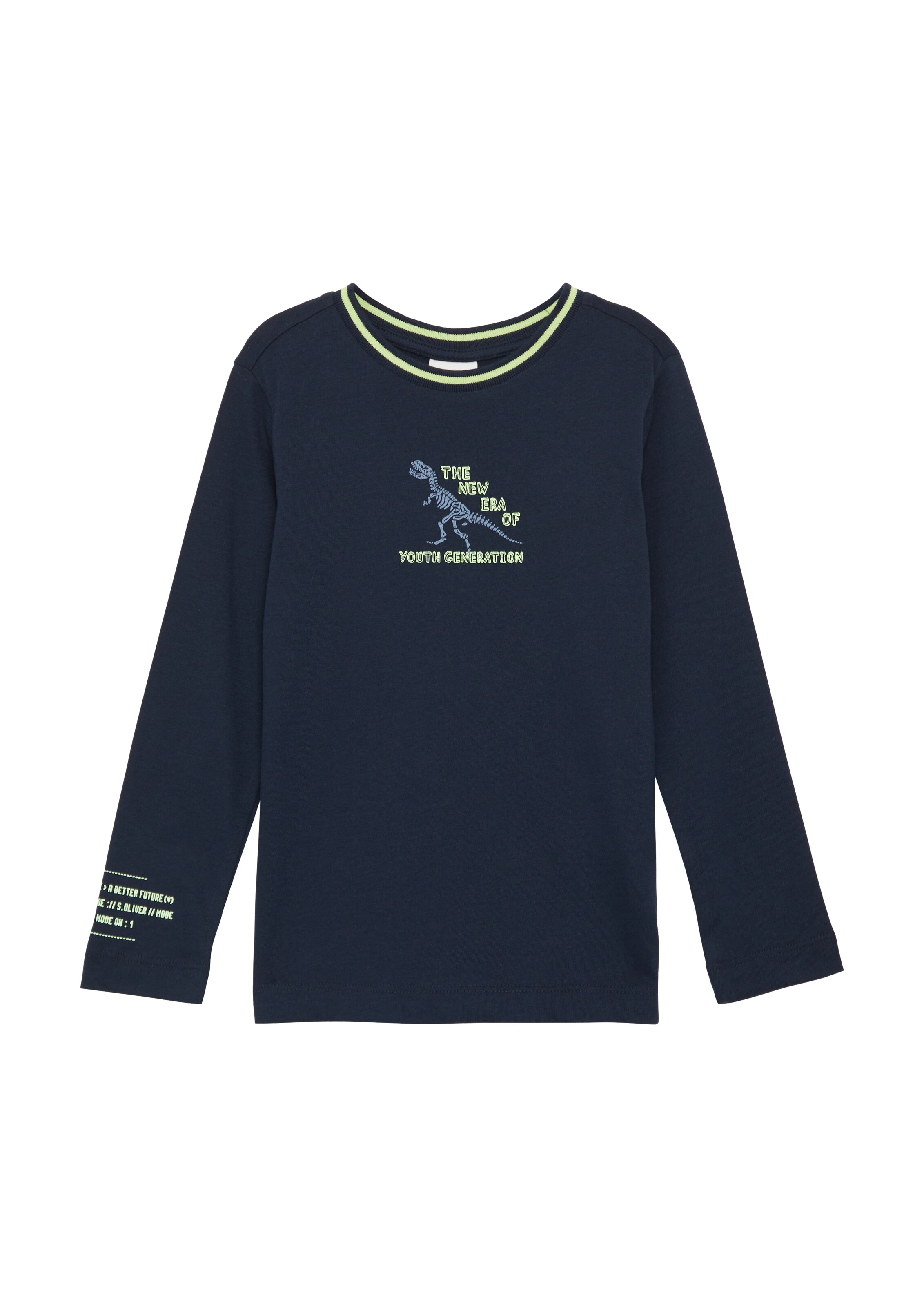 zils s.Oliver T-Krekls: no priekšpuses