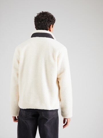 JACK & JONES Fleece Jacket 'VESTERBRO' in Beige