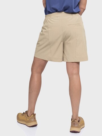Schöffel Loosefit Outdoorbroek ' Urban Shorts Style Gharra WMS ' in Beige