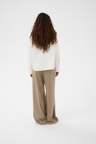 SOAKED IN LUXURY Bluse 'SLEmanda' i hvid