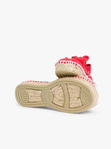 Sandales Pisamonas en rouge