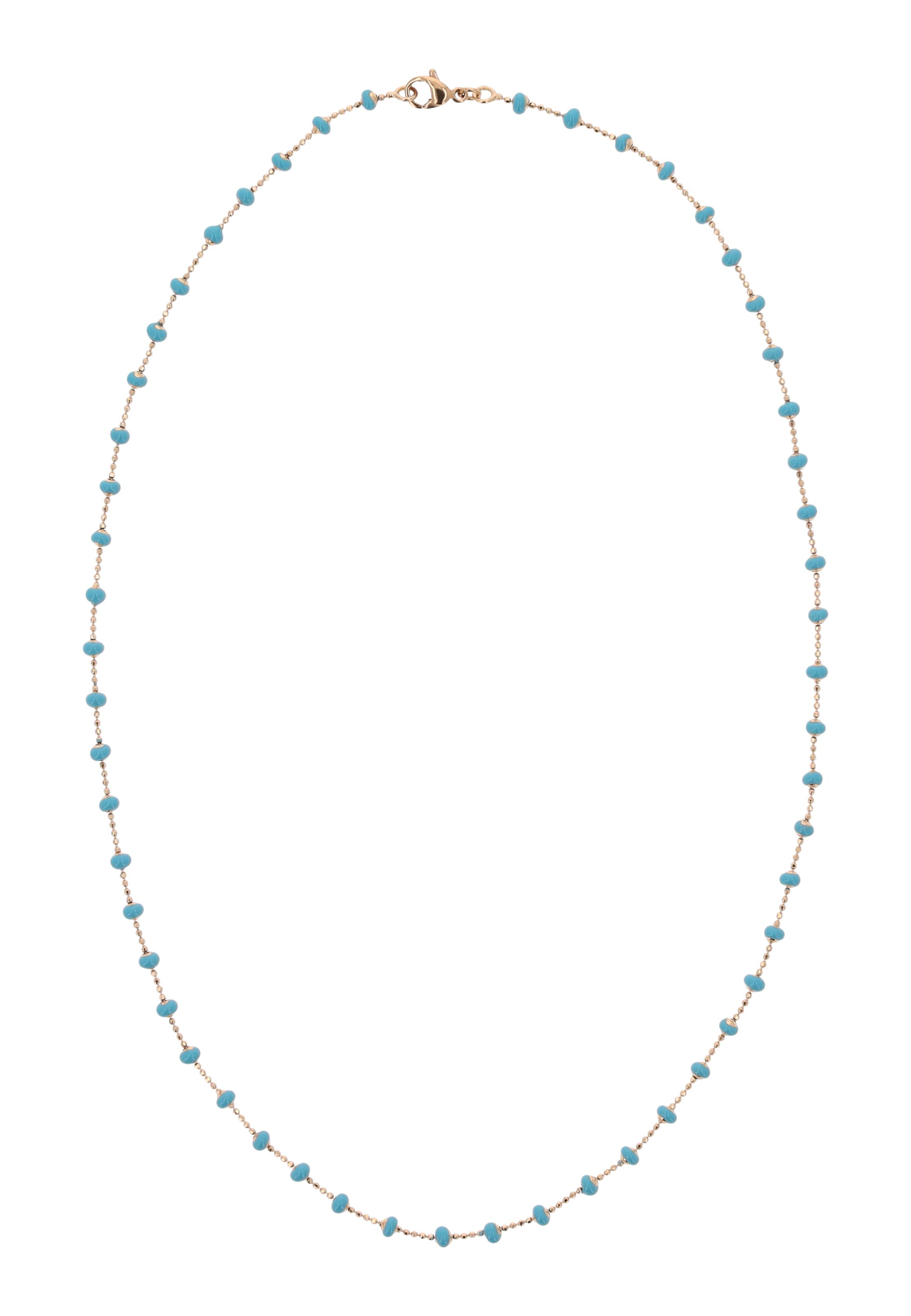 IZIA Kette in Blau: Vorderseite