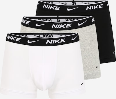 NIKE Sportondergoed in de kleur Grijs gemêleerd / Zwart / Wit, Productweergave