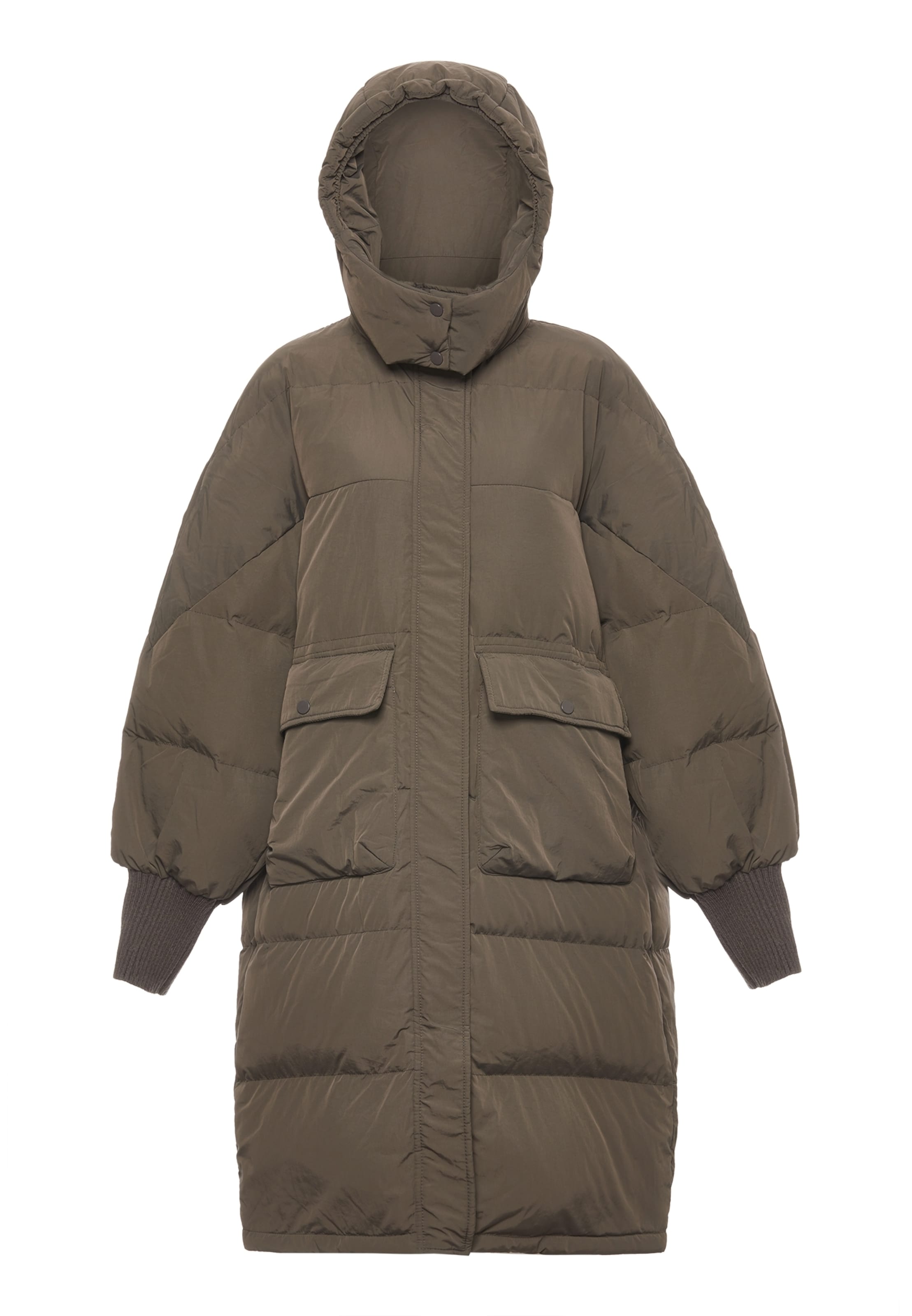 Manteau d’hiver Koosh en marron : devant