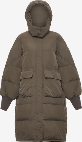 MYMO Winter Coat in Brown: front