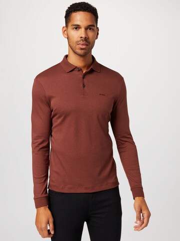 T-Shirt 'Pado 30' BOSS Black en marron : devant