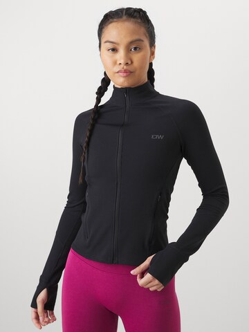 ICANIWILL Funktionsbluse i sort: forside