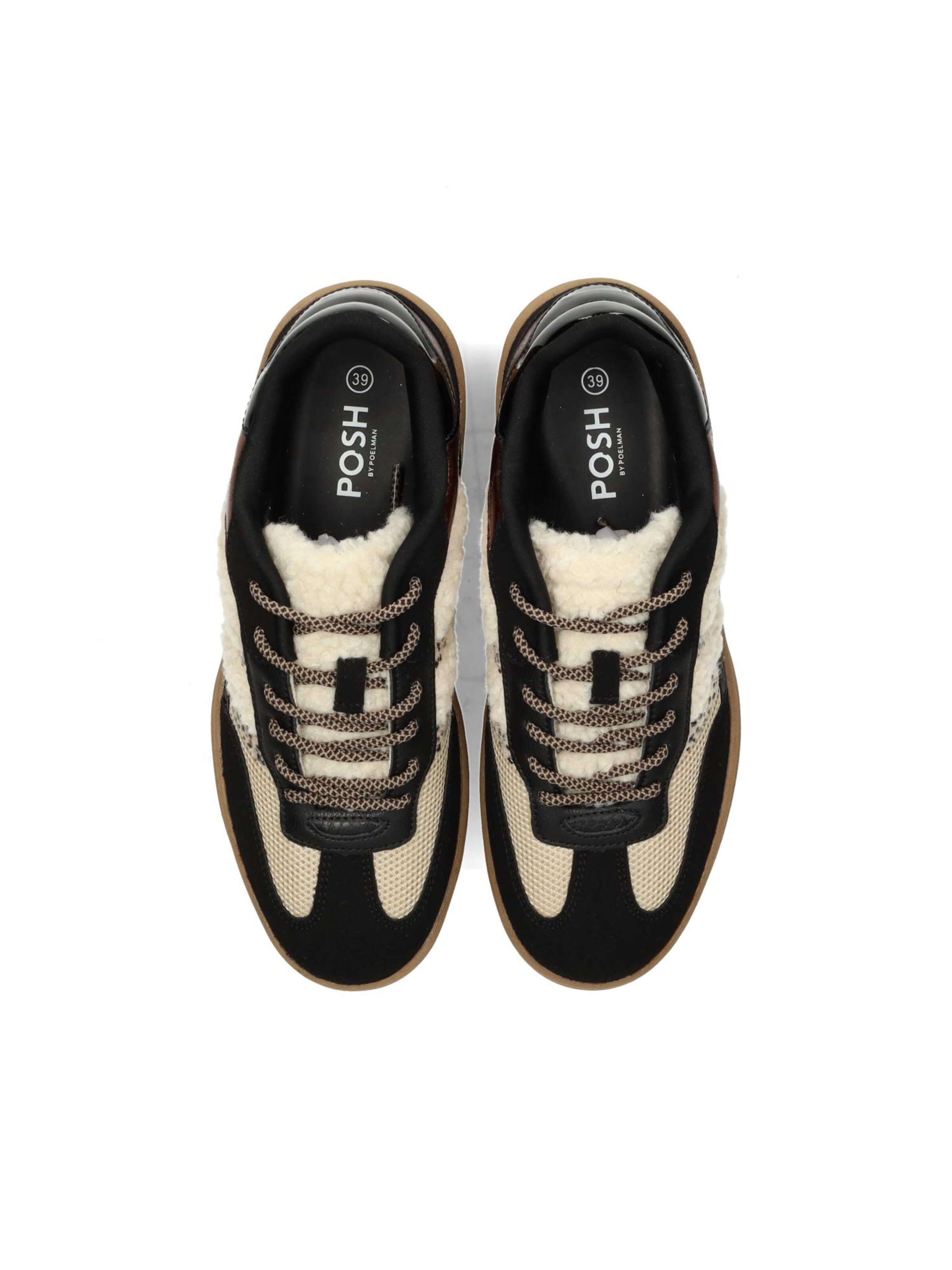 POSH by Poelman Sneakers laag 'Bodie' in Zwart