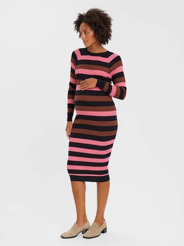 Vero Moda Maternity Knitted dress 'CLEO' in Black