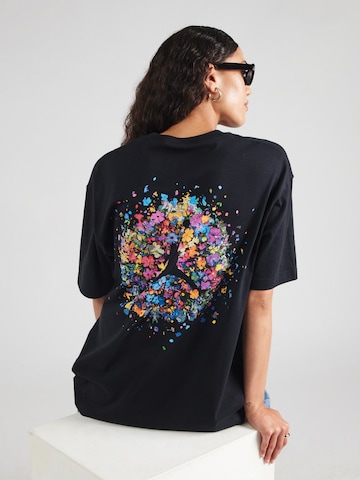 T-shirt Jordan en noir : devant
