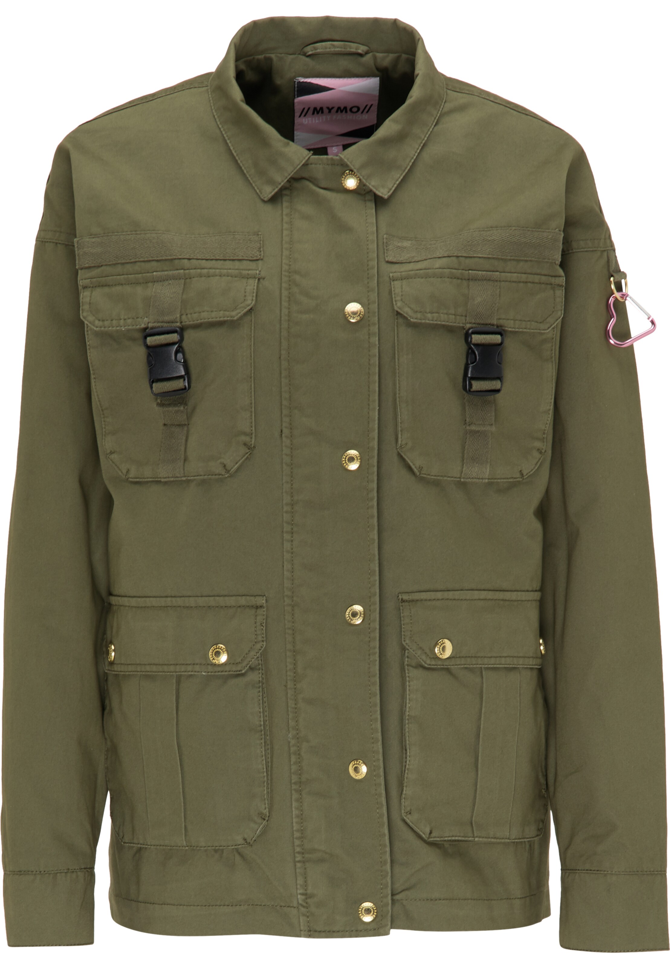 MYMO Tussenjas in Groen: voorkant