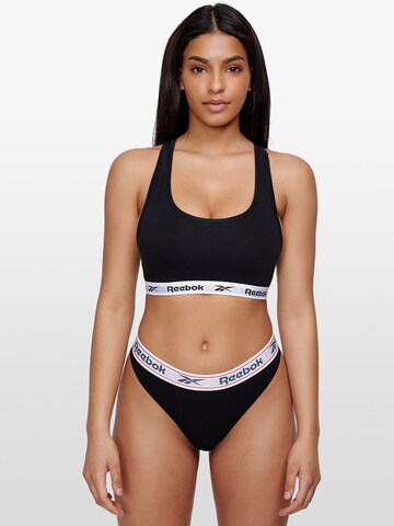 Reebok Bustier Sport bh 'Frankie' in Zwart