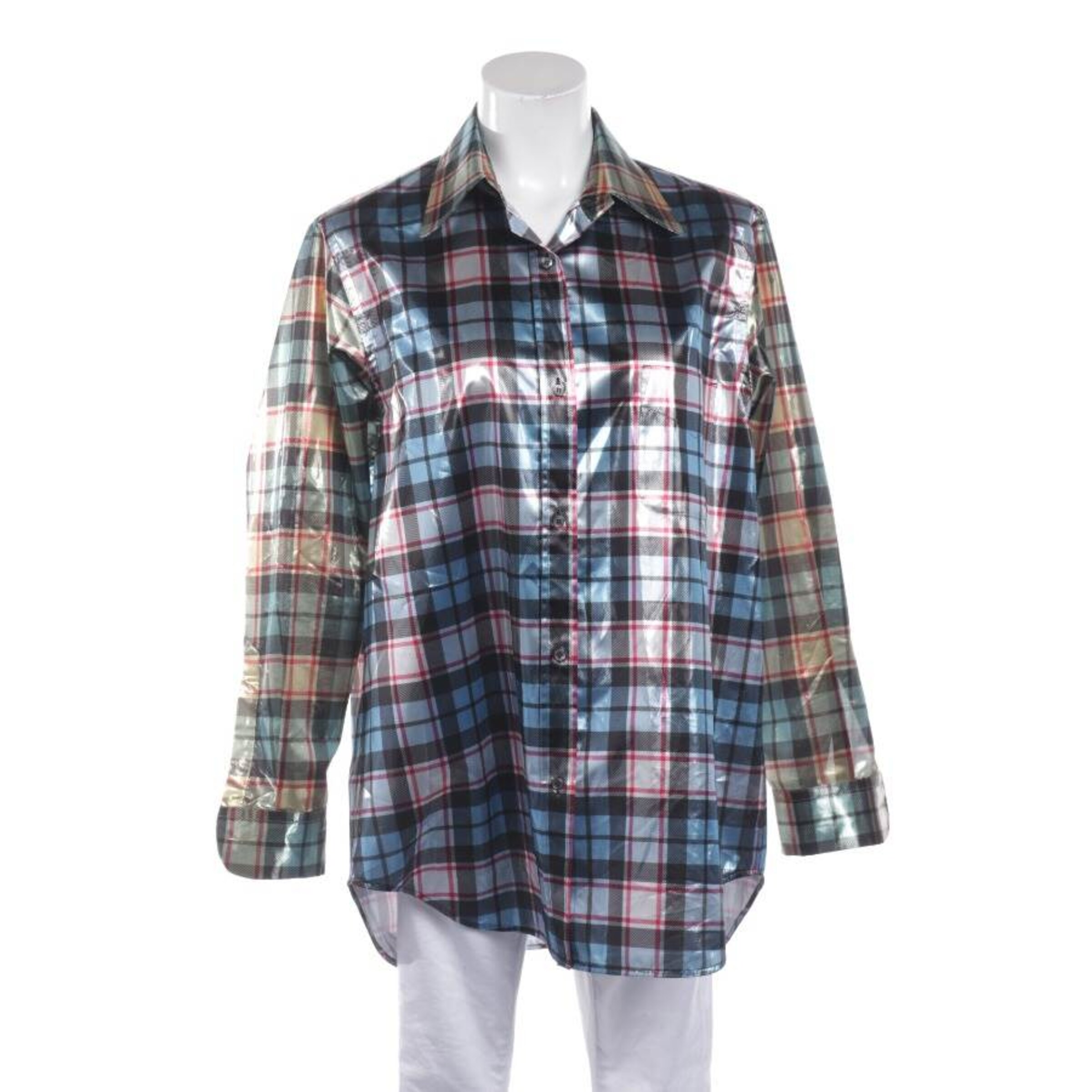 N°21 Bluse / Tunika S in Mischfarben: Vorderseite