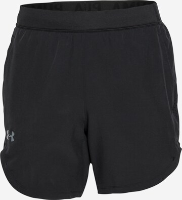 Pantalon de sport UNDER ARMOUR en noir : devant