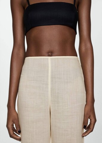 MANGO Regular Hose 'manu' in Beige