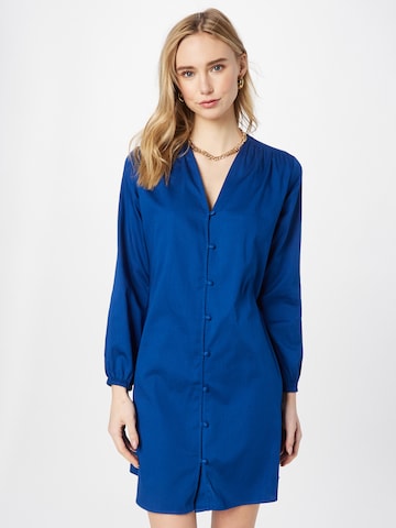 KnowledgeCotton Apparel Dress in Blue: front