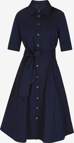 DreiMaster Klassik Платье-рубашка 'Classic Look' в Синий: спереди