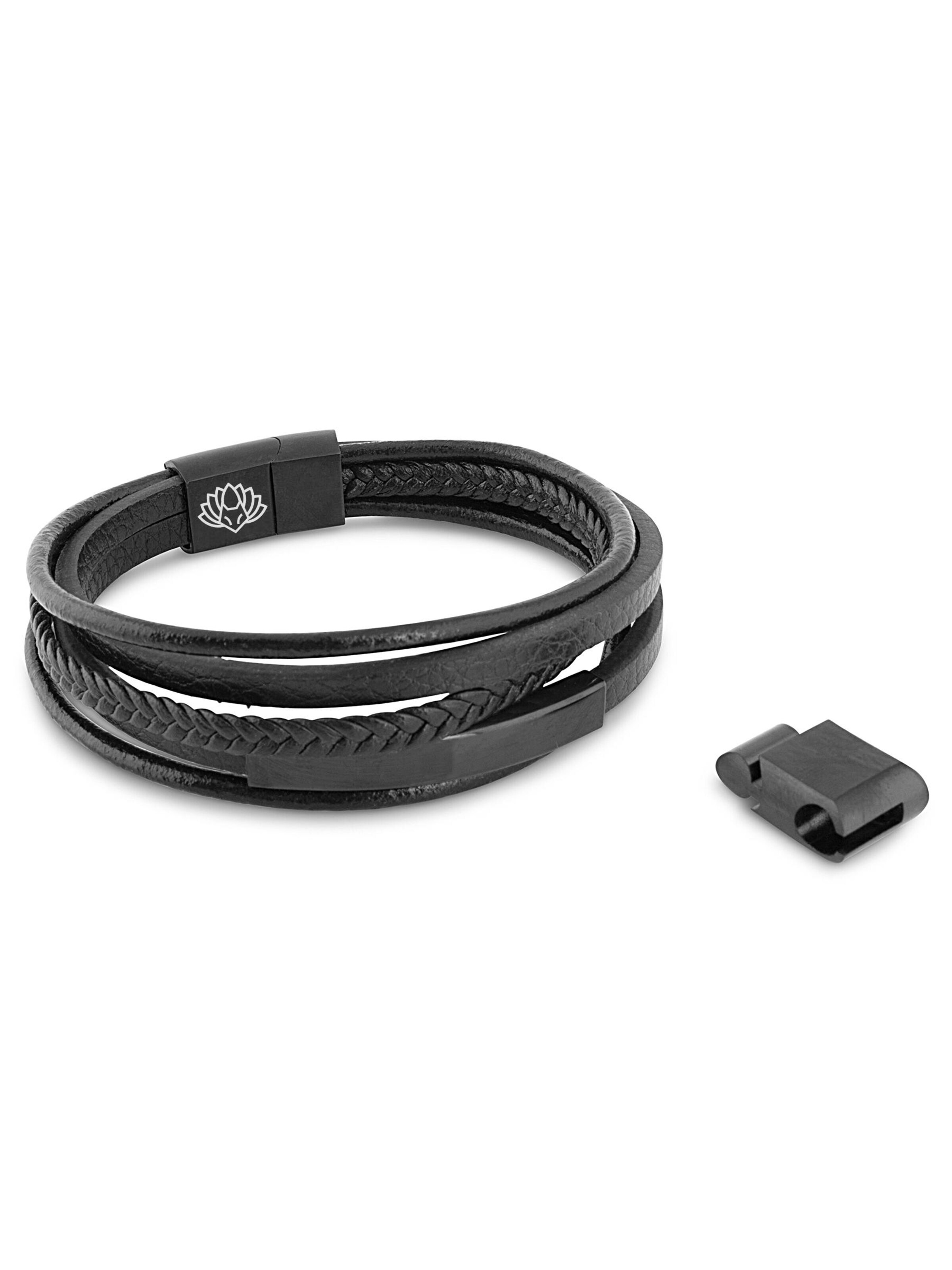 Akitsune Bracelet 'Punisher' in Black