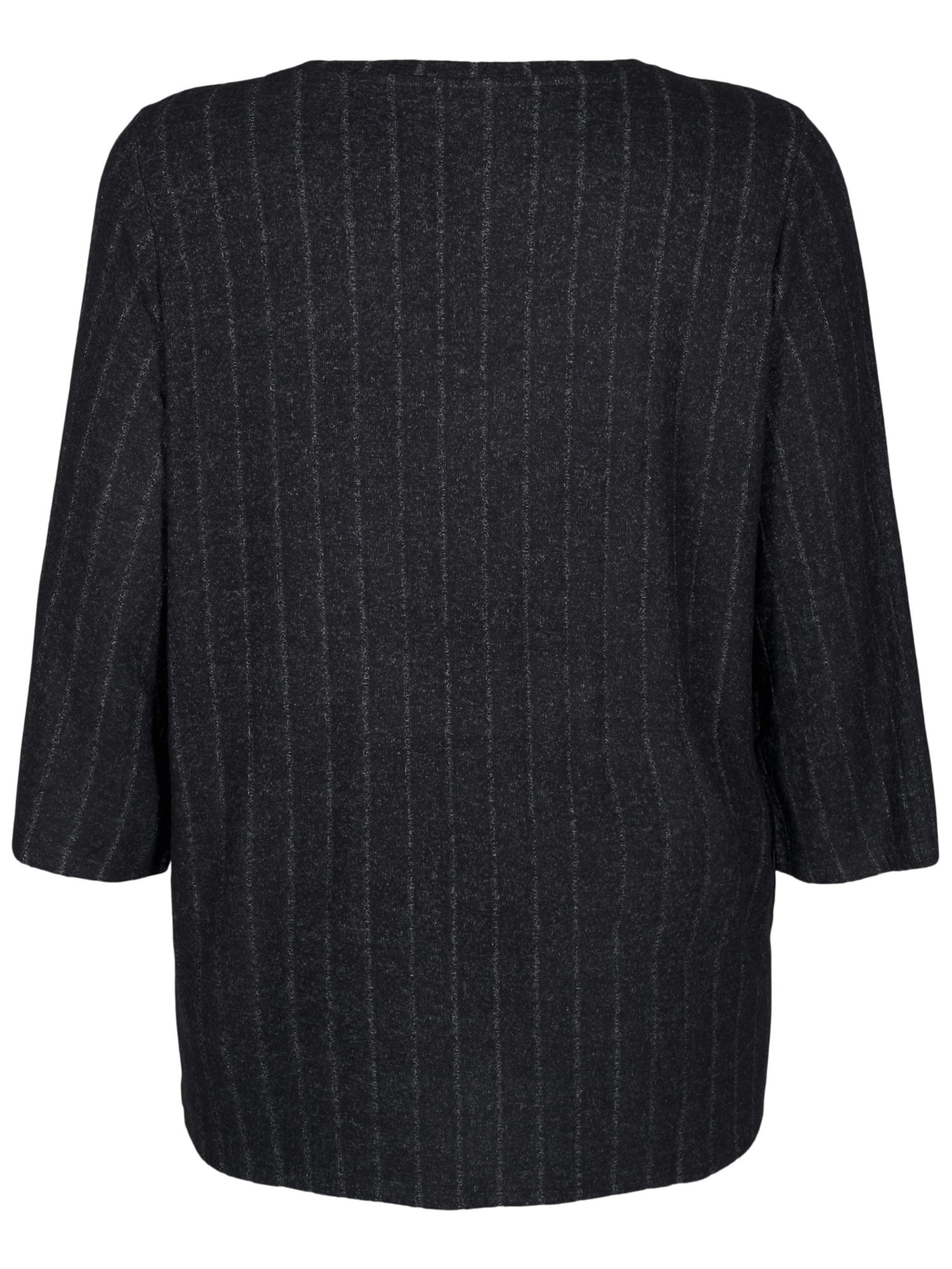 Zizzi Bluse in Schwarz