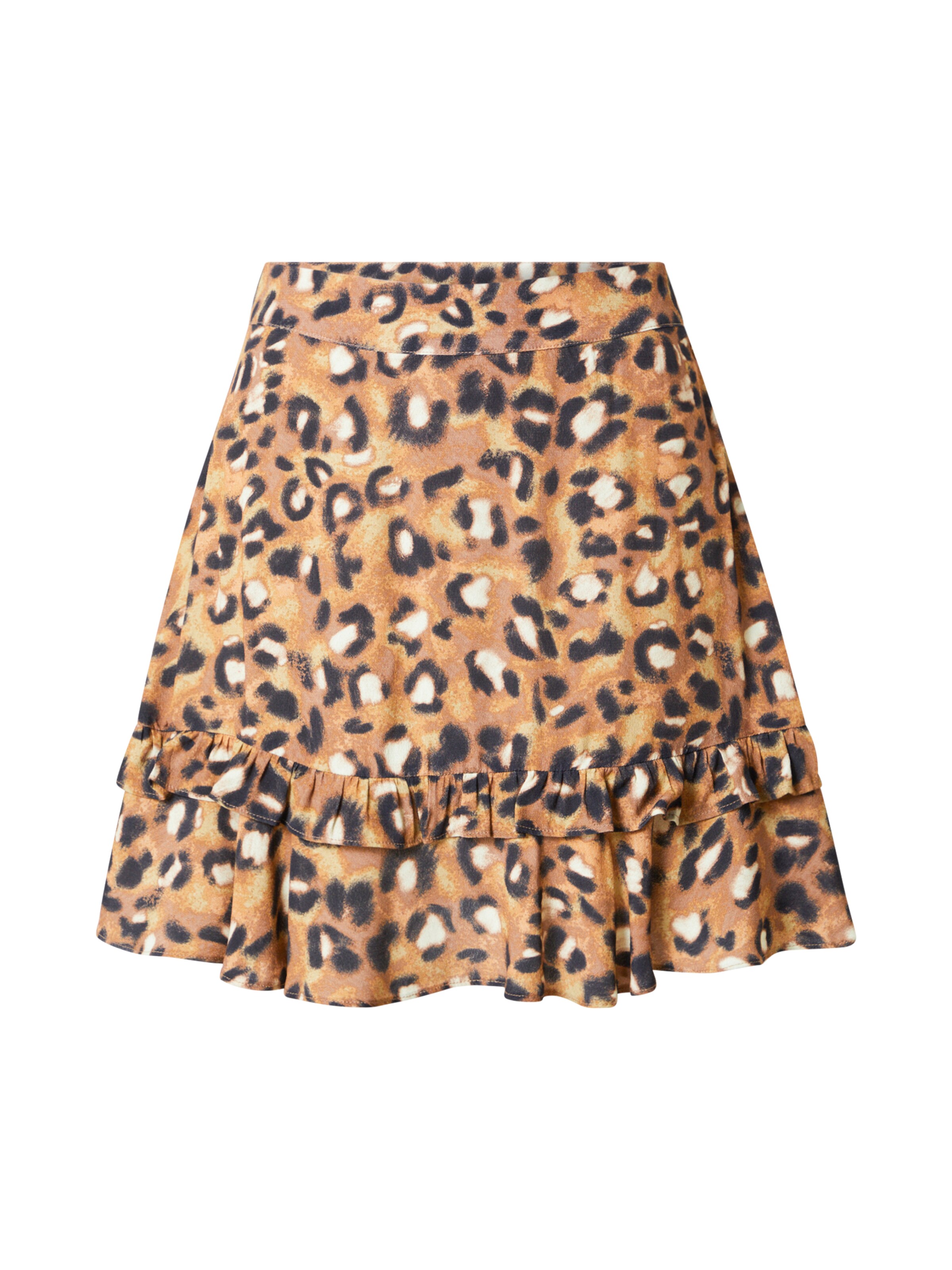 Colourful Rebel Skirt 'Carey' in Brown: front