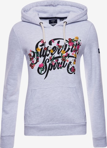 Superdry Sweatshirt in White: front